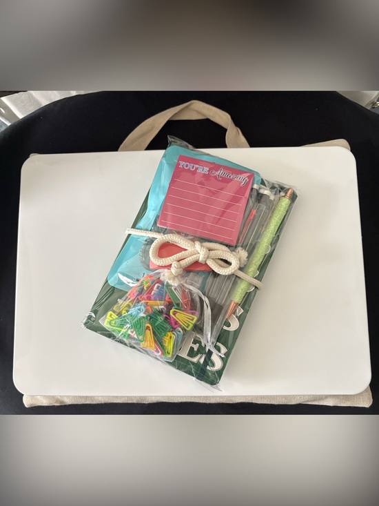 Other - 🎁Journaling Bundle-Green Hardcover Notebook w Glitter Pen, Accessories & Lapdesk